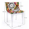 Silla de Comedor - Patas Transparentes - Diseño Estampado - Miss Style image 7