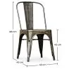 Silla de Comedor de Acero - Diseño Industrial - Nueva Edicion - Stylix  image 7