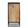 Mesita de Noche - Diseño Industrial - Madera y Metal - Onawa  image 7