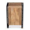 Mesita de Noche - Diseño Industrial - Madera y Metal - Onawa  image 7