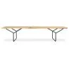 Banco estilo nórdico de madera (180cm) - Yean image 7