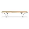 Banco estilo nórdico de madera (180cm) - Yean image 7