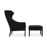 Sillón con Reposapiés - Tapizado en Cuero - Micah image 7