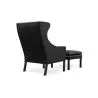 Sillón con Reposapiés - Tapizado en Cuero - Micah image 7