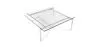Mesa de Centro Cuadrada -  Cristal - 15 mm - Billo image 7
