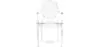 Silla de comedor Transparente - Diseño con Reposabrazos - Louis XIV image 7