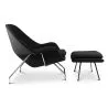 Sillón de Diseño con Reposapiés - Tapizado en Tela - Womb image 7