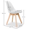 Silla de Oficina - Silla de comedor - Estilo Escandinavo - Denisse  image 7