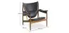 Sillón de Diseño con Reposabrazos - Madera y Cuero - Captain  image 7