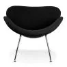 Sillón de Diseño con Reposapiés  - Tapizado en Cuero -  Chunk  image 7