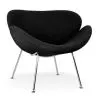 Sillón de Diseño con Reposapiés  - Tapizado en Cuero -  Chunk  image 7