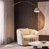 Lámpara de Pie con base de Marmol - Lámpara de Salón - Bouw image 7