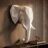 Cabeza de elefante origami Resina image 7