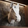Cabeza de caballo origami Resina image 7
