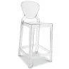 Taburete con Respaldo - Diseño Transparente - 75cm - Victoria Queen image 7