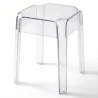 Taburete bajo Transparente - 47cm -  Victoria Queen image 7