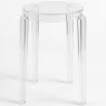 Taburete bajo Transparente - 47cm -  Arthur image 7