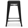 Taburete de Bar Diseño Industrial - Acero Mate - 60cm - Stylix image 7