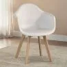 Silla de Comedor con Reposabrazos - Estilo Escandinavo - Dominic image 7