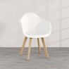Silla de Comedor con Reposabrazos - Estilo Escandinavo - Dominic image 7