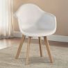 Silla de Comedor con Reposabrazos - Estilo Escandinavo - Dominic image 7