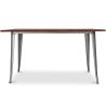 Mesa de Comedor Rectangular - Industrial - Madera - Tawny image 7