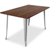 Mesa de Comedor Rectangular - Industrial - Madera - Tawny image 7