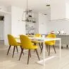 Silla de Comedor - Tapizada en Tela - Estilo Escandinavo - Evelyne image 7