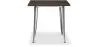 Mesa de Comedor Cuadrada - Diseño Industrial - Madera y Metal - Stylix image 7