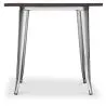Mesa de Comedor Cuadrada - Diseño Industrial - Madera y Metal - Stylix image 7