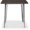 Mesa de Comedor Cuadrada - Diseño Industrial - Madera y Metal - Stylix image 7