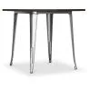 Mesa de Comedor Cuadrada - Diseño Industrial - Madera y Metal - Stylix image 7