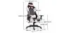Silla de Oficina con Reposabrazos - Silla de Escritorio Ruedas - Gamer - Guy image 7