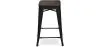 Taburete de Bar - Diseño Industrial - Madera y Acero - 60cm -Stylix image 7