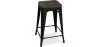 Taburete de Bar - Diseño Industrial - Madera y Acero - 60cm -Stylix image 7