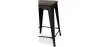 Taburete de Bar - Diseño Industrial - Madera y Acero - 60cm -Stylix image 7