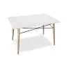Mesa de Comedor Rectangular - Diseño Escandinavo - Madera - 110 x 80 cm image 7