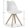 Silla de Comedor - Estilo Escandinavo - Denisse image 7