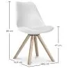 Silla de Comedor - Estilo Escandinavo - Denisse image 7