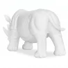 Figura Decorativa Rinoceronte - Blanco Mate - Rhyn image 7