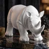 Figura Decorativa Rinoceronte - Blanco Mate - Rhyn image 7