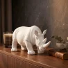 Figura Decorativa Rinoceronte - Blanco Mate - Rhyn image 7