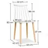 Silla de Comedor de Madera - Diseño Escandinavo - Joy image 7