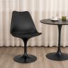 Silla de Comedor - Silla Giratoria Negra -Tulip image 7