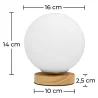 Lámpara de Mesa - Lámpara de Salón Diseño Globo - Mon image 7