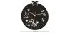 Reloj de Pared Mariposas y Flores image 7