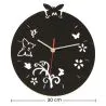 Reloj de Pared Mariposas y Flores image 7