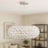 Lámpara de Techo - Lámpara Colgante Bolas de Cristal - 50cm - Savoni  image 7