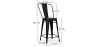 Taburete de Bar con Respaldo - Diseño Industrial  - 60cm - Stylix  image 7