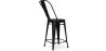Taburete de Bar con Respaldo - Diseño Industrial  - 60cm - Stylix  image 7